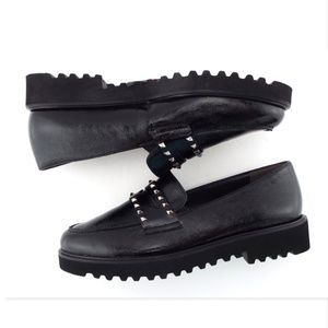 paul green studded loafers